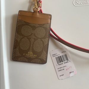 Coach lanyard